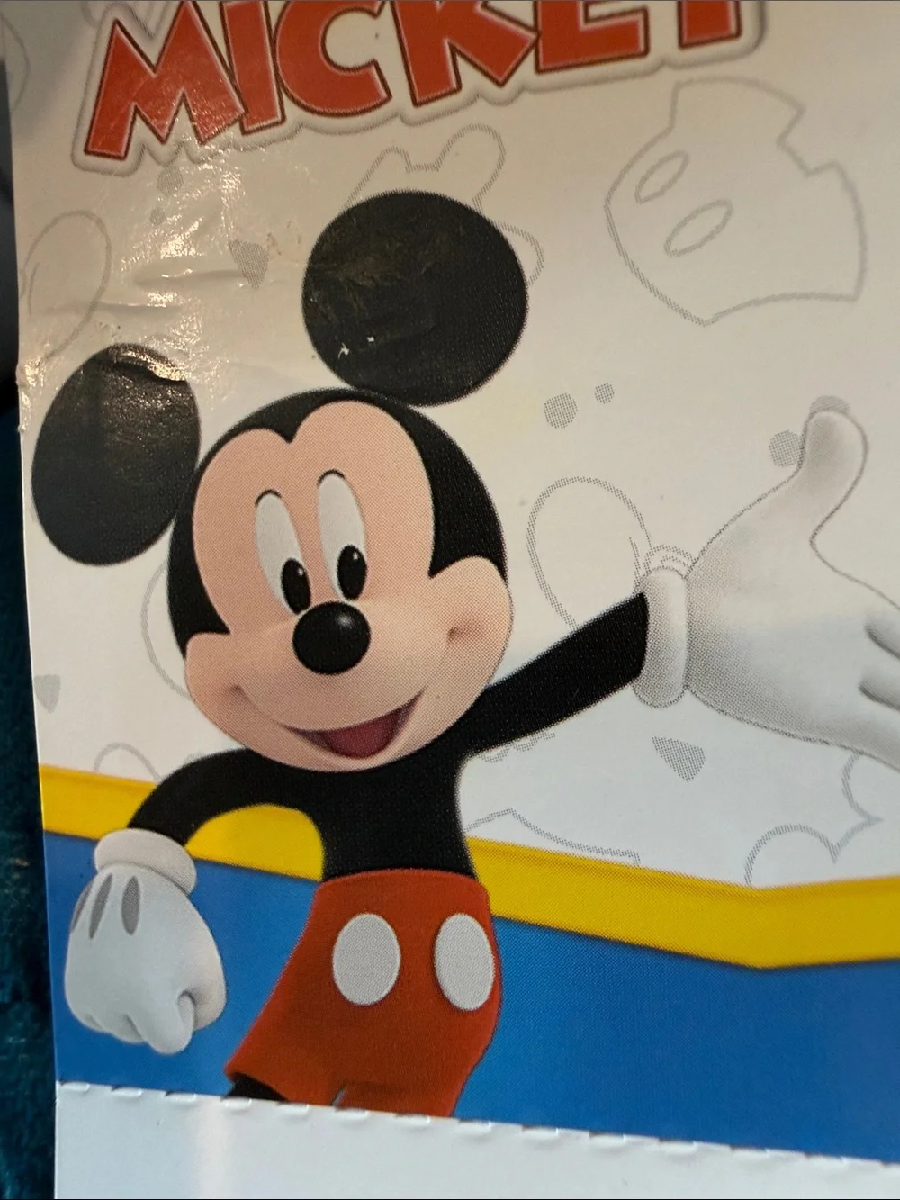 Disney Mickey Mouse Black and Red Kids Slip-On Sneakers